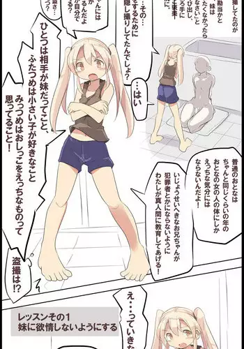 [かもめショップ] 妹のトイレ盗撮が本人にバレたら真人間化教育されることになった件